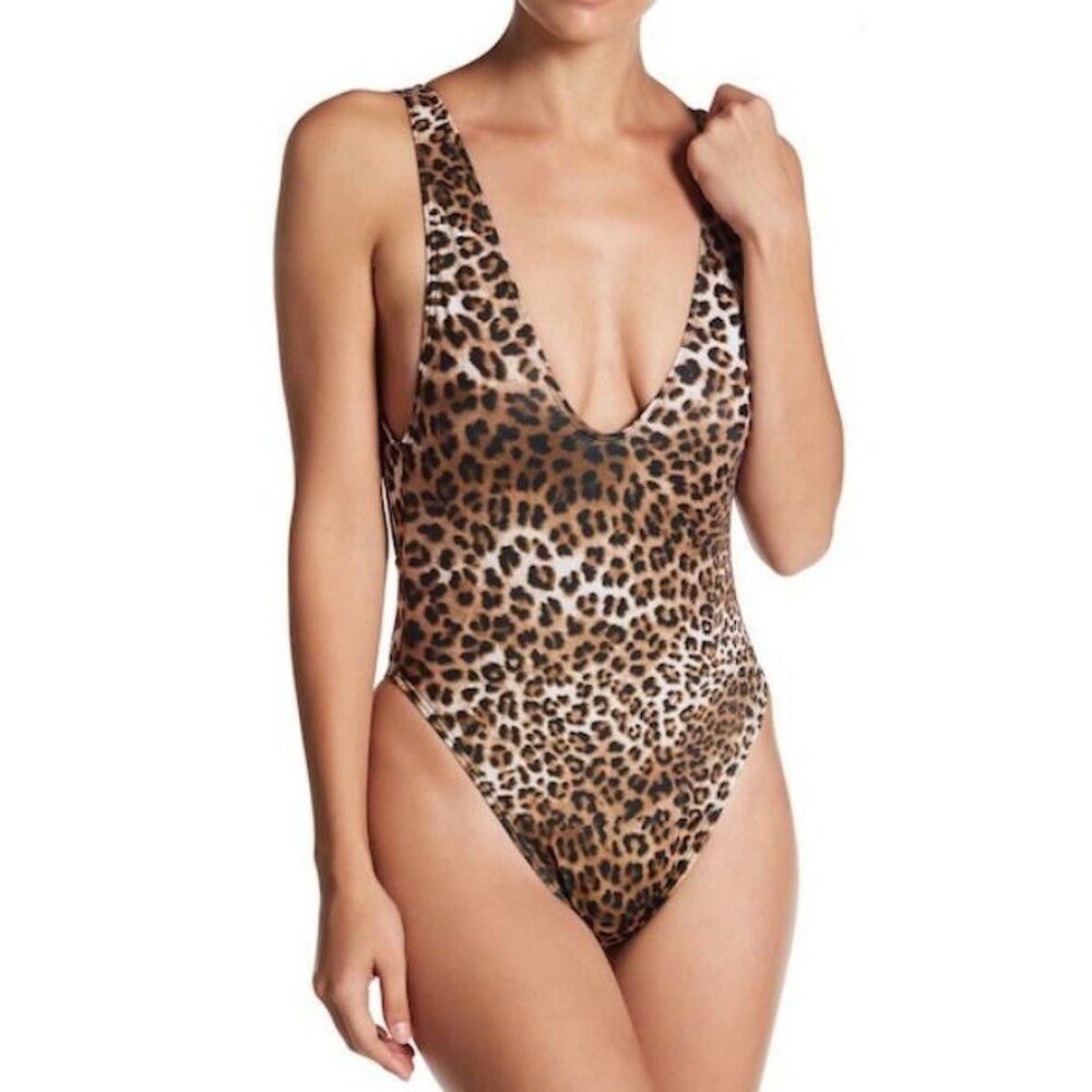 Basta Surf Eye Leopard Print One Piece Bathing Suit
